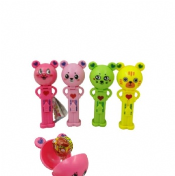 hot selling lovely bear lollipop toy candy