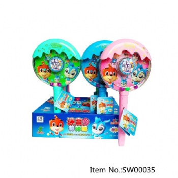 flashing music Maze lollipop toy candy