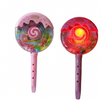 flashing music Maze lollipop toy candy