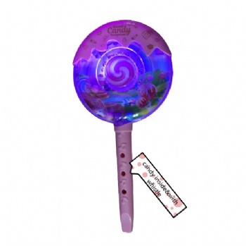 flashing music Maze lollipop toy candy