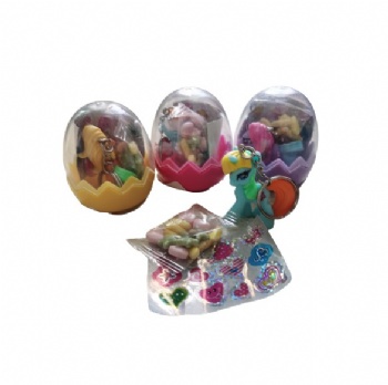 surprise egg with lovely horse key chain  toy candy