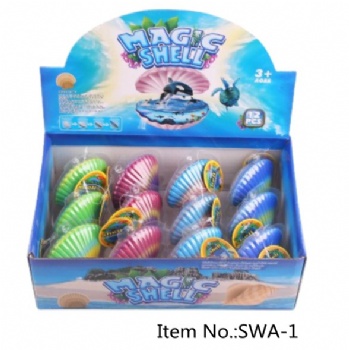 Magic growing shell toy