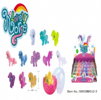 lovely horse surprise egg toy