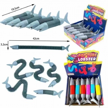 2022 new squishy toy pop tube shark