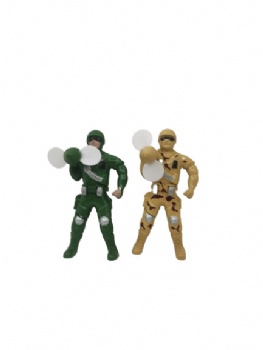 hot selling handpressed army fan toy candy